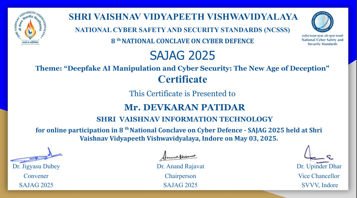 sajag certificate